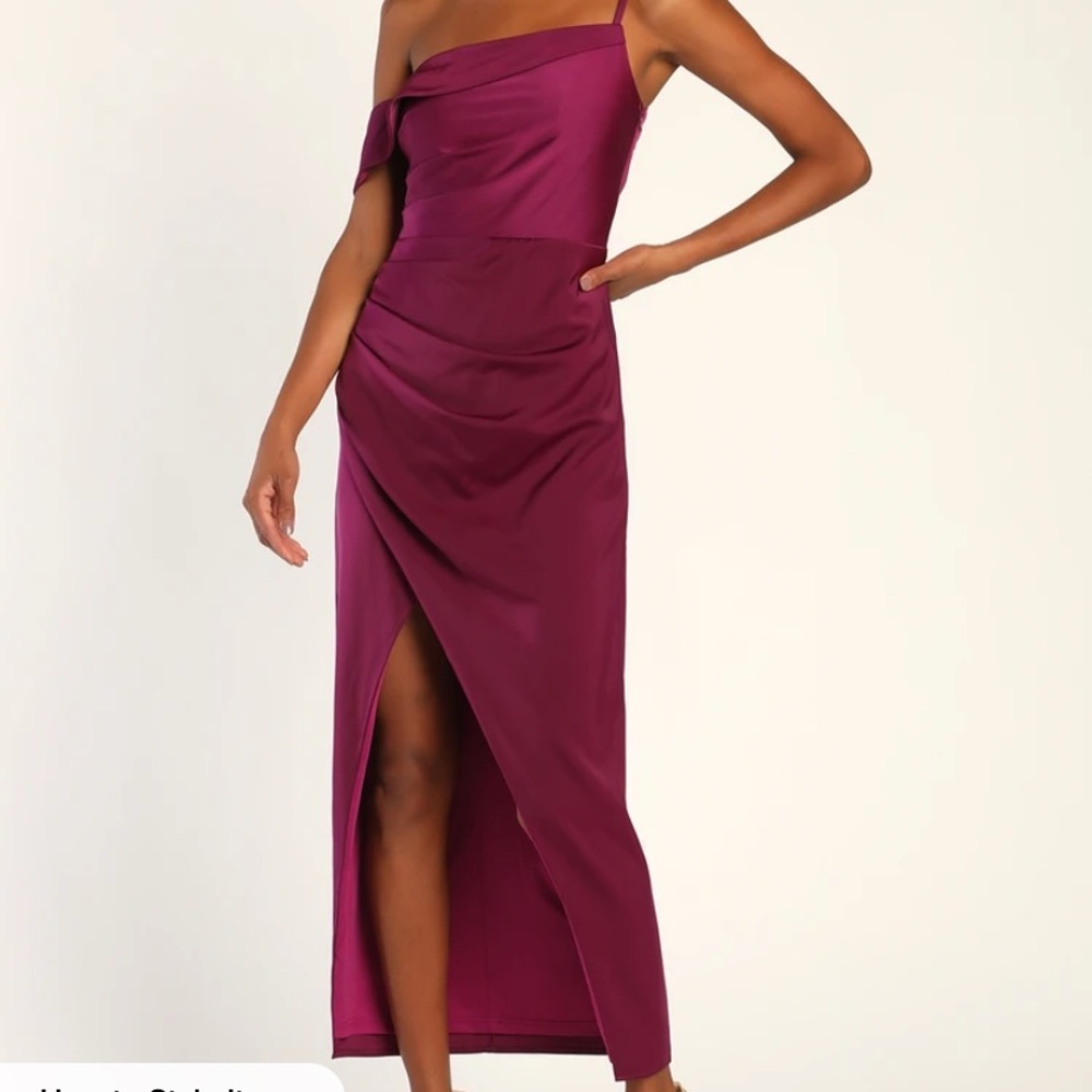 Lulus Showing Off A Little Midi Dress